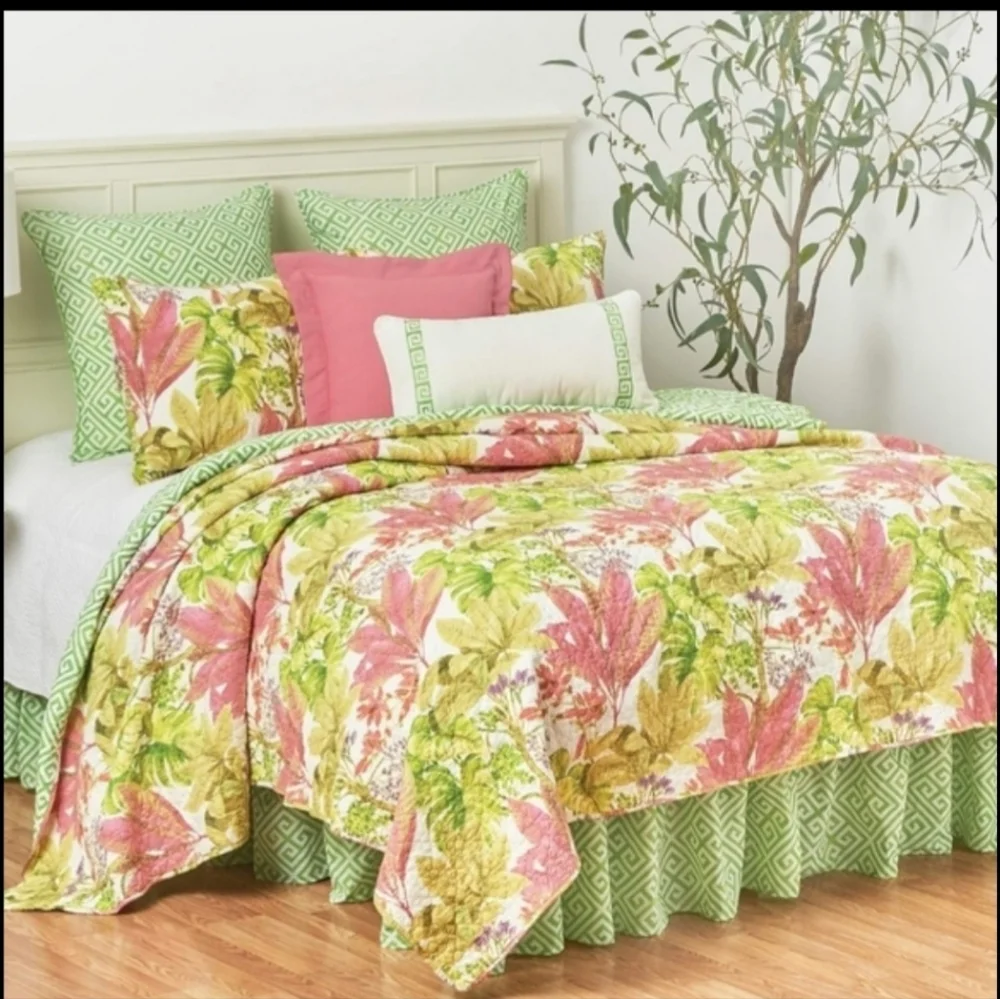 C & F Twin Quilt Set NEW MOANA Tropical L👀K